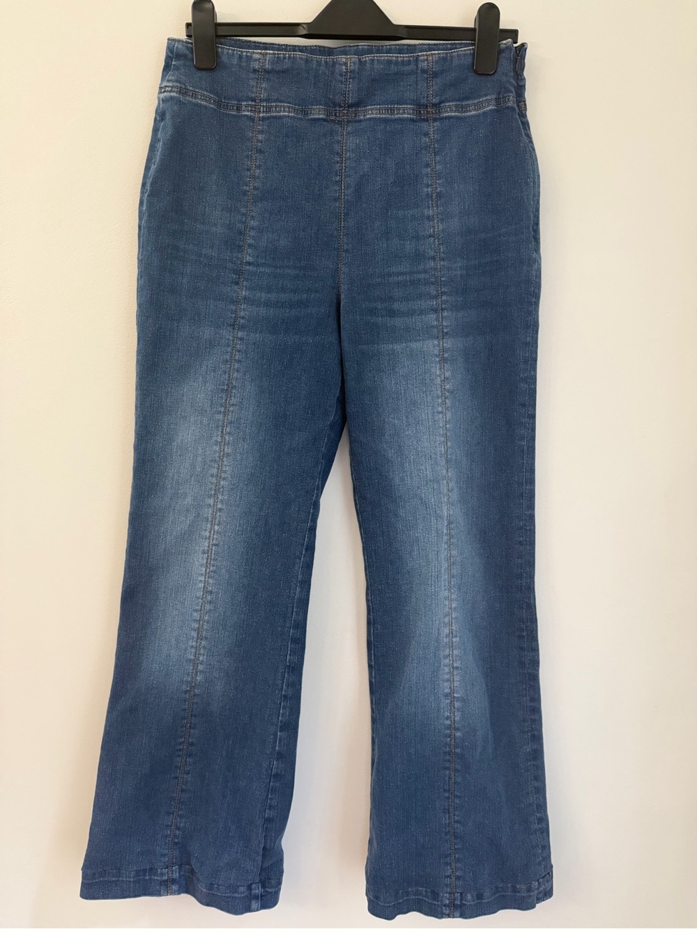 ME+EM Dark Blue Cropped kick-flare Jeans size 30.